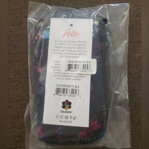 Boho Floral Black Twister by Lug